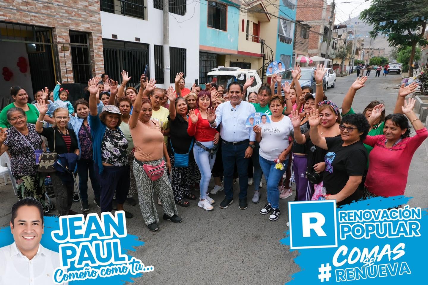 Jean Paul en recorrido vecinal
